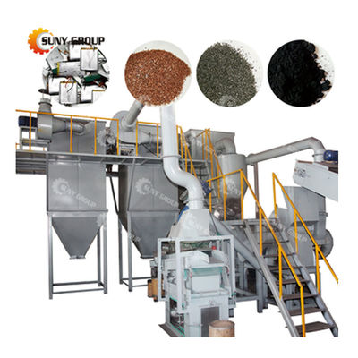 200-3000KG/H batterij recycling machine aparte apparatuur voor het recyclen van lithiumbatterijen