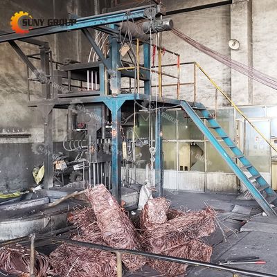 Hoogproductieve zuurstofvrije koperen staafmachine voor dubbele stroom gieten