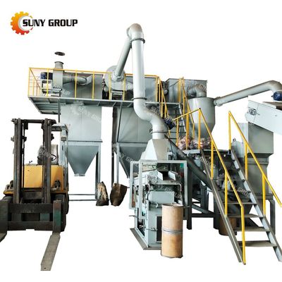 State-of-the-art cilindrische batterijrecyclinginstallatie voor schroot 18650 lithiumbatterijen
