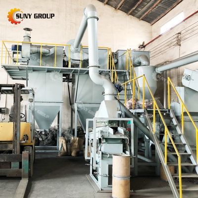 Productie van papier uit een fabriek voor het recyclen van afval van lithiumbatterijen voor auto-afvalbatterijen