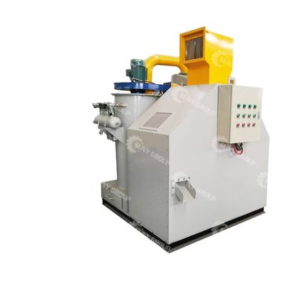 Eindproduct Koper- en kunststofgranulaten uit een machine voor het recyclen van koperdraad