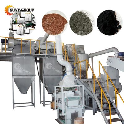 Productie van papier uit een fabriek voor het recyclen van afval van lithiumbatterijen voor auto-afvalbatterijen