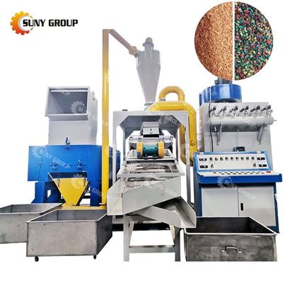 Afvalkabels recycling machine met 99% sorteerpercentage 0.2-20mm Draadbereik Concurrentieel