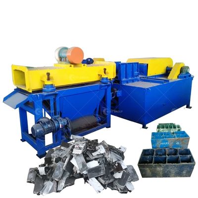 Hoogseparatieverhouding Lood-Lithiumbatterij Recycling Machine voor E-afvalbatterij