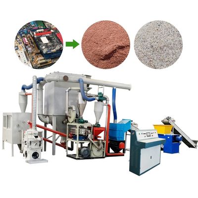Hoge scheiding 55kW Computercircuit boards scheiding machine recycling plant