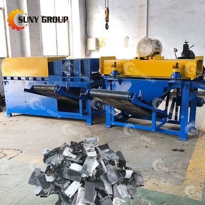 Afvallood-zuurbatterijen ontmantelingsmachine voor alle soorten batterijen 200-3000 kg/uur