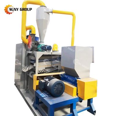 Elektrische koperdraadrecyclingmachine voor gebruikte PVC-kabels en -draden met een hoog koperverbruik