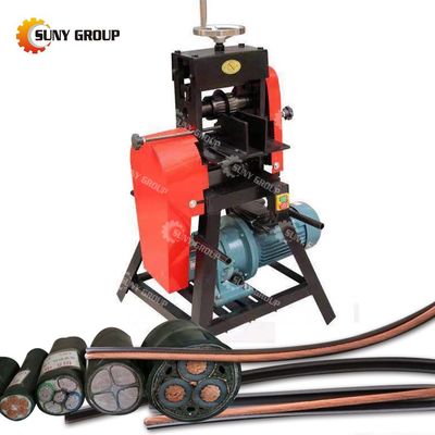220V/380V kabel recycling industrie Automatische draagbare elektrische draad stripping machine