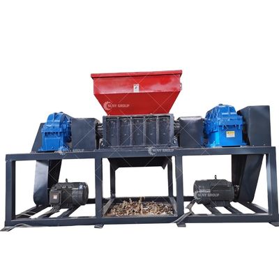 800-5000 kg/uur capaciteit Kleine dubbele schacht versnipper voor pcb recycling