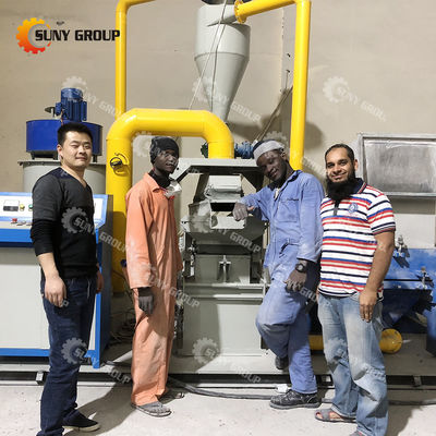 Professionele kabeldraadgranulator voor het recyclen van droog kunststof en koper