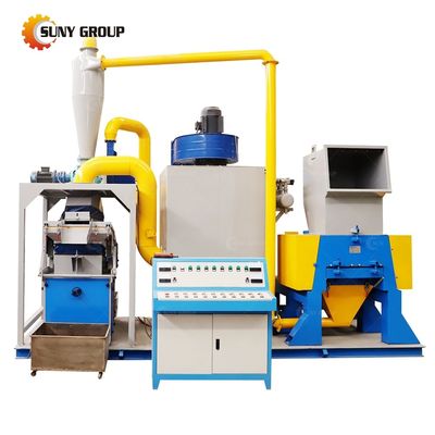 100-1000 kg capaciteit Spullen van koperkabeldraad Granulator en separator Recyclingmachines