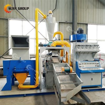 Machines voor het recyclen van koperkabels met een hoge productiviteit Eindproduct Koperplastic