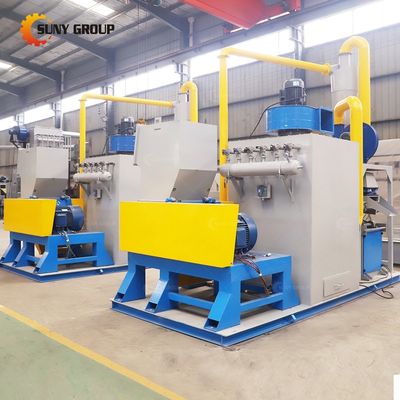 5000 kg kabeldraadgranulator voor droog recycling van kunststof en koper 380V 50Hz 3fase