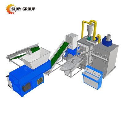 Machines voor het recyclen van koperen kabel en PVC-kabels met een separator voor draadgranulaat