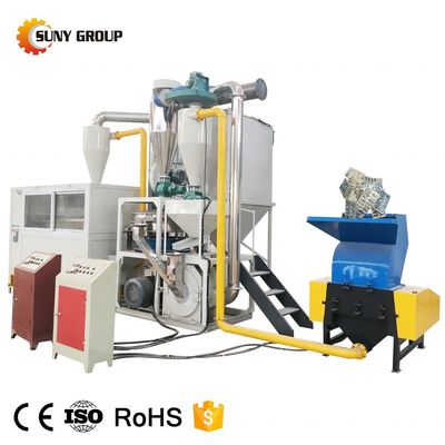 85 kW vermogen Aluminium en plastic buis recycling apparatuur voor 200-1000 kg/uur capaciteit