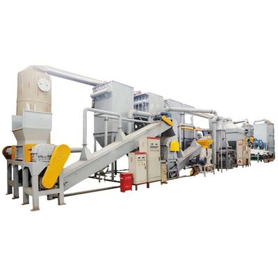 Automobiele recyclingmachine voor lithiumbatterijen voor het scheiden van schroot van aluminium en staal