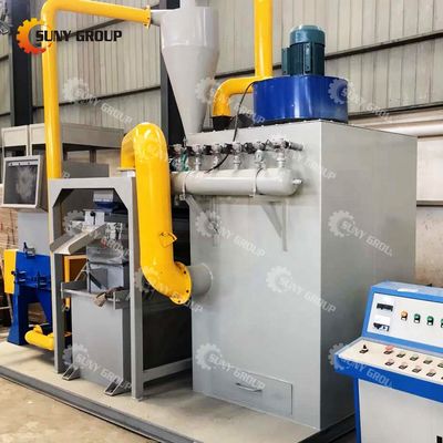 Machines voor het recyclen van koperkabels met een hoge productiviteit Eindproduct Koperplastic