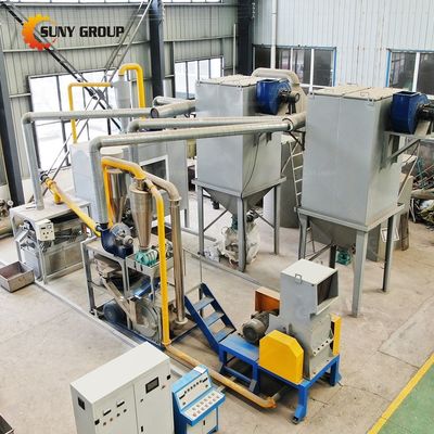 200-1000 kg/uur Capaciteit PCB-schrootmachines voor het slijpen van koper voor het recyclen van e-afval