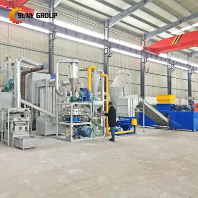 200-1000 kg/uur Capaciteit PCB-schrootmachines voor het slijpen van koper voor het recyclen van e-afval