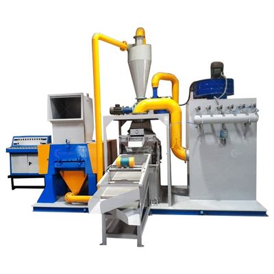 2022 PLC-gecontroleerde koperschroot metalen kopergranulator voor milieubescherming