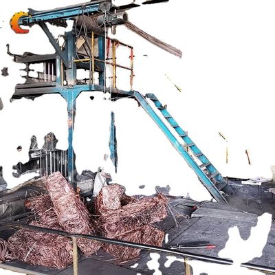 Continu opwaarts gietmachine voor 1000 ton afval koperdraad koperstaaf recycling