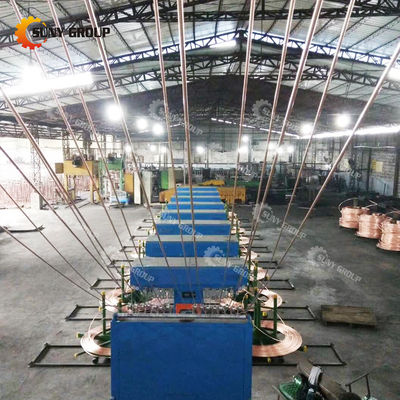12000T/jaar Continuous Copper Bar Casting Production Line voor elektrogewinnen van koper