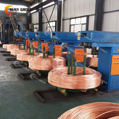 12000T/jaar Continuous Copper Bar Casting Production Line voor elektrogewinnen van koper
