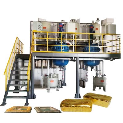 25kW PCB-afvalrecyclinginstallatie met computers voor het verwijderen van oppervlakte-goud