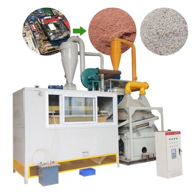 Air Flow Separator Raffin Copper Gold Recovery Scarp PCB Recycling Machine met beste