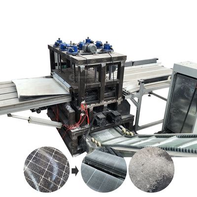 26kW Power Scrap Solar Photovoltaic Panel Glass Remove Machine voor eenvoudig glas verwijderen