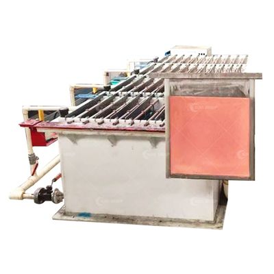 2000 kg Gewicht 99,99% Katodekopper Elektrolyse-installatie Schroot Koper raffinage machine