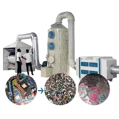 1000 kg gewicht op maat gemaakt afval pcb printed circuit board recycling machine hoge kwaliteit