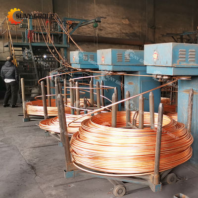 Elektrische zuurstofvrije koperstaafgietmachine voor de kopertechnologie