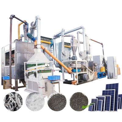 Recyclageapparatuur voor zonnepanelen met een hoge capaciteit van 200-1000 kg/uur voor monocellen