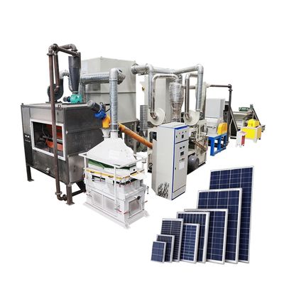 Recyclageapparatuur voor zonnepanelen met een hoge capaciteit van 200-1000 kg/uur voor monocellen