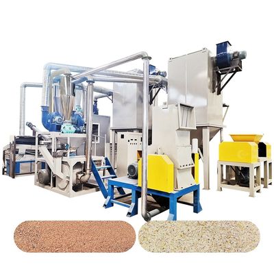 High Purity Copper Waste Circuit Board Recycling Line Voor de specificaties van de klant