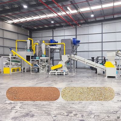 High Purity Copper Waste Circuit Board Recycling Line Voor de specificaties van de klant