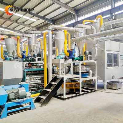 Aluminiumplastic Separating Plant voor Best ACP ACM Board Cutting And Crushing Machine