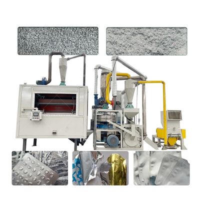 PLC-gecontroleerde aluminium-plasticeseparator voor oplossing voor recyclinginstallaties