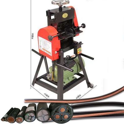 1 mm-45 mm afvalkabel draad stripper machine met automatische dubbel mes operatie