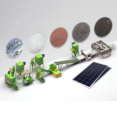 Maximaliseer uw zonne-energiesysteem met 220V/380V-spannings PV-paneelrecyclinginstallatie