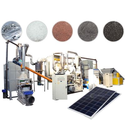 Machine voor het verwijderen van aluminiumframe met een hoog scheidingspercentage voor het recyclen van fotovoltaïsche panelen