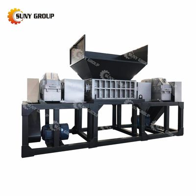 2300KG Double Shaft Shredder Machine Voor Metalen Schroot Metalen Crusher Voor Uw Vereisten