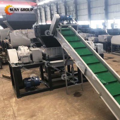 800-5000 kg/h capaciteit Schroot metaal dubbele schacht versnipper met aanpasbare messen