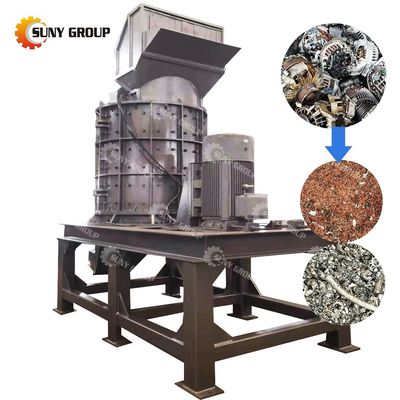 Heavy Duty Scrap Car Body Motor Crusher Machine Na-service video technische ondersteuning