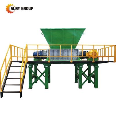 Industriële autocrusher machine en dubbele schacht shredder voor de eisen van de klant