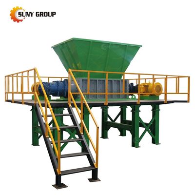 Industriële autocrusher machine en dubbele schacht shredder voor de eisen van de klant