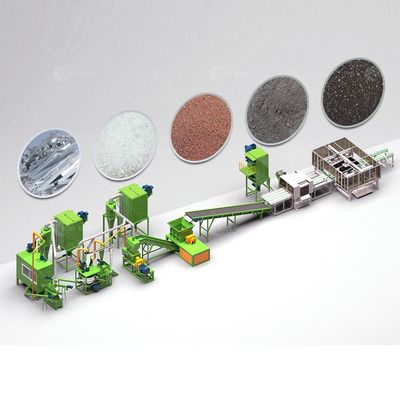 200-1000 kg/uur capaciteit Zonnepanelen recyclingmachine voor milieuvriendelijke PV-plaatwinning