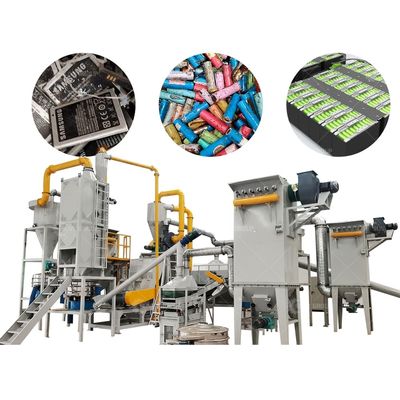 Cobalt Lithium Graphite Mix Powder Recycling Machine voor mobiele laptopbatterijen