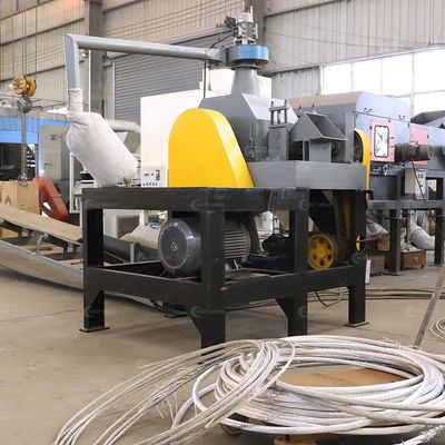 Afval van aluminiumkabel, staaldraadkabel, strippen en scheiden met een sorteringspercentage van 99%